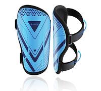 Shin Pads Boys CE Certified Airsfish Kids Football Shin Guards Breathable Non Slip Extended Adjustable Straps Lightweight Soccer Shin Pads for Boys Girls Teens Leg Calf Protective Gear