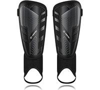 AirsFish Shin Pads Boys CE Certified Kids Shin Pads with Ankle Protection,Breathable Non Slip Extended Adjustable Straps