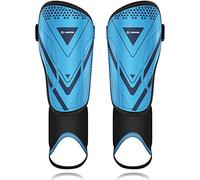 AirsFish Shin Pads Boys CE Certified Kids Shin Pads with Ankle Protection,High Strength Shin pads,Breathable Non Slip Extended Adjustable Straps,Protective Football Equipment for Boys and Girls