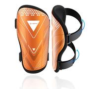 AirsFish Shin Pads Boys Certified Kids with Ankle Protection,High Strength Shin Pads,Breathable Non Slip Extended Adjustable Straps,Protective Football Equipment for Boys and Girls