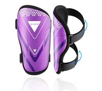 AirsFish Shin Pads Boys Certified Kids with Ankle Protection,High Strength Shin Pads,Breathable Non Slip Extended Adjustable Straps,Protective Football Equipment for Boys and Girls