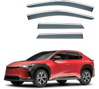 Airshi 4 PCS Car Wind Deflectors for Toyota BZ4X MK1-EA10 2022 2023, Modern Plastic Self-Adhesive Car Window Rain Deflectors for Cars
