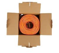 Airshi Cat6e Network Cable, 1000ft High Speed Flame Retardant Cat6e Ethernet Cable for Network Engineering