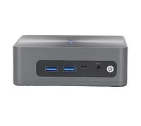 Airshi Industrial Mini PC for Core I7 10810U CPU 6 Cores 12 Threads AC100-240V for 10 Easy Installation Small PC for Home Office Use (UK Plug)