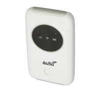 Airshi Mini LTE Portable Router, 4G Mobile WiFi Hotspot Supports 10 Users Lightweight White Fast 3200mAh Large Capacity Battery for Tablet