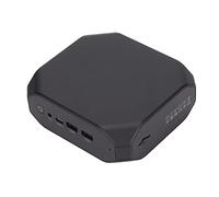 Airshi Mini PC, 16GB+512G Micro Computer Stable Graphics Fast Transmission White Blue Indicator Light for Win 11 Home System (UK Plug)