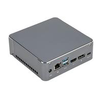 Airshi Mini PC, Dual DDR4 8G 256GB RAM Max 64GB Micro PC for Media Center for Digital Signage (UK Plug)