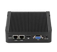 Airshi Mini PC, Fanless DC12V Silent Industrial Computer for Automation (UK Plug)