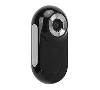 Airshi Motion Camera, 1080P HD Image Clip Design Body Camera 0.96 Inch Screen DC5V Resilient with Silicone Case for Outdoor Hiking (Black)