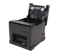 Airshi POS Printer, USB POS Command Loading Paper Alert 80mm 100-240V Thermal Ticket Printer with Auto Cutter for Kitchen (UK Plug)