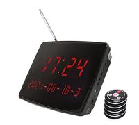 Airshi Restaurant Paging System, Support 110-240V 400 Pager, Stable and Reliable Wireless Paging System (UK Plug)