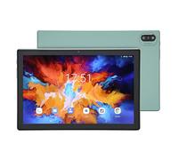 Airshi Tablet, 4G LTE UK Plug 100-240V Call Tablet 10.1in Display HD 8 Core Processor with Keyboard Touch Pen for Office for Work (Green)