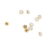 Airshi Watch Luminous Dots, Replacement Pip 10pcs Luminous Bezel Dot Ceramic for Night (Blue Green)