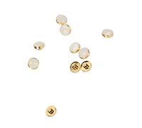 Airshi Watch Luminous Dots, Replacement Pip 10pcs Luminous Bezel Dot Ceramic for Night (Green)