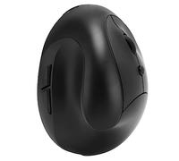 Airshi Wireless Vertical Mouse, 2.4 GHz Wireless Connection Ergonomic Vertical Mouse Design for Home (Black)