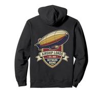 Airship Lords Est 1920 Vintage Aviation Badge Steampunk Pullover Hoodie