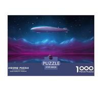 Airship-universe Jigsaw Puzzle Waterproof 1000 Piece for Adults Gifts Colourful Educational Games
