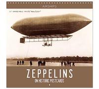 Airships - Zeppelins on historic postcards (Wall Calendar 2026 12" x 24" / 30 x 60 cm (open)) CALVENDO 12 Month Wall Calendar