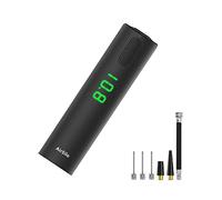 AirSilo Electric Fast Ball Pump with LED Pressure Gauge (Max 15PSI) with Needles, for Sports Balls (Football, Basketball, Volleyball, Rugby, Soccer, Beach Ball, Swimming Ring and etc.