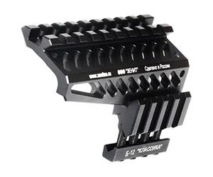 Airsoft 5KU 100mm B-12 Classic Upper Rail Mount for LCT GHK CYMA D-Boys Tokyo Marui AK Series AEG GBB Rifle Black