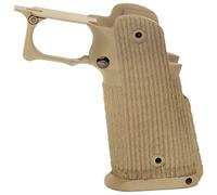 Airsoft ARMY Stippled Pistol Grip For R501 Costa Carry Comp R601 TTI Combat Master EMG AW WE Tokyo Marui Hi-Capa GBB Pistol Dark Earth Tan