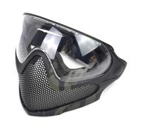 Airsoft Full Face Tactical Mask,Steel Mesh Protective Mask with Goggles Anti-Fog Replaceable Lens Adjustable Elastic Strap for Paintball CS Hunting Shooting Outdoor Gear