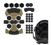 Airsoft Helmet Liner Sponge Pad, Replacement Cushion Pad, Double-layer Modular Memory Foam Mats, For FAST ACH M88 MICH Tactical Helmet(Brown)