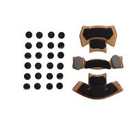 Airsoft Helmet Pads Tactical Helmet Replacement Accessories Soft EVA Foam Insert Motorcycle Padding Kits Bicycle Bike Mats for Costume Cosplay Fast Mich CS Army ACH FMA USMC PASGT (Tan 34PCS)
