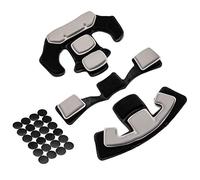 Airsoft Helmet Pads Tactical Helmet Replacement Accessories Soft EVA Foam Insert Motorcycle Padding Kits Bicycle Bike Mats for Costume Cosplay Fast Mich CS Army ACH FMA USMC PASGT (Black Grey)