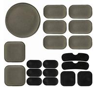 Airsoft Helmet Pads Tactical Helmet Replacement Accessories Soft EVA Foam Insert Motorcycle Padding Kits Bicycle Bike Mats for Costume Cosplay Fast Mich CS Army ACH FMA USMC PASGT (Grey)