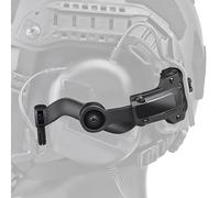 Airsoft Helmet Rail Adapter Kit - Tactical Helmet Accessories for Earmor Tactical Headset Fit Ops-Core ARC & Team Wendy M-LOK Rails System Attachment (Black)