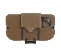 Airsoft Plate Carrier Accessory Molle Phone Mount Outdoor Lightweight Navigation Board for 15Pro, Wide Angle Foldable Phone Holder Chest Rig Hovering Tactical Vest Mount,CB