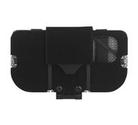 Airsoft Plate Carrier Accessory Molle Phone Mount Outdoor Lightweight Navigation Board for 15Pro, Wide Angle Foldable Phone Holder Chest Rig Hovering Tactical Vest Mount,BLK