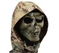 Airsoft Skull Mask Balaclava Mask Set Adjustable For Halloween Cosplay Costume Movie Shooting