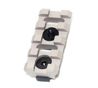 Airsoft Spare Parts 5KU B-2 4-Slots 20mm Rail Section with Screws Desert Tan