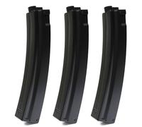 Airsoft Storm CYMA 3pcs Pack 120rd Mid-Cap Magazine for Tokyo Marui, Classic Army, G&G, JG, ICS MP5 Airsoft AEG (Black)