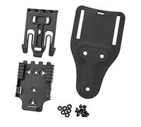 Airsoft Tactical Holster Adapter Quick Draw Leggings Adapter Base Accessories for Glock 17 1911 UPS P226 M92 Holsters or Magazine (Black)