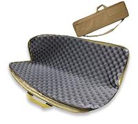 Airsoft Tactical Rifle Case - Long Rifle Bag with Egg Cotton Protection, 85CM 100CM Tactical Army Hunting AEG Rifle Gun Shotgun Case Hand Carry Bag Bag Backpack Yellow,100CM