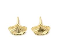 Airssory 10 pcs Golden Colour Ginkgo Leaf Charms Autumn Fall Tree Leaves Charms for DIY Jewellery Necklace Bracelet Earring Crafts Bag Keychian Phone Decor Bulk