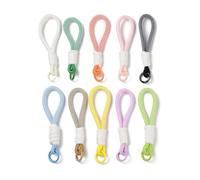 Airssory 10 Pcs Random Colours Bag Phone Lanyard Hand Wrist Strap Lanyard for Cell Phone Key Holder Mobile Cellphone Camara USB Flash Drive ID Name Tag Badge
