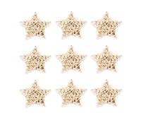 Airssory 10 Pcs Star Rattan Fragrance Diffuser Replacement Accessories Essential Oil Aroma Diffuser Sticks for Christmas Party Tree Hanger Pendant Home Decor - 59.5mm