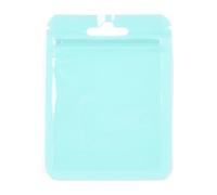 Airssory 100 pcs 10x7.5 cm Macaron Blue Green Plastic Zip Lock Bags Pale Color Packaging Resealable FoilPouch for Small Business Travel Items Jewellery Storage
