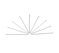 Airssory 500 pcs 304 Stainless Steel Flat Head Pins for Jewelry Making DIY Findings Accessories 0.6mm(22-Gauge) - 30mm(1.18 inch) Length