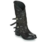 Airstep / A.S.98 Flat boots ISPERIA BUCKLE in Black 3.5