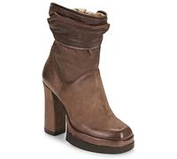 Airstep / A.S.98 Low Ankle Boots BLOC ZIP in Brown 3.5