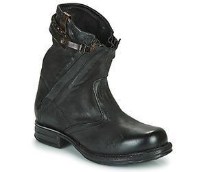 Airstep / A.S.98 Mid Boots SAINT METAL ZIP in Black 7.5