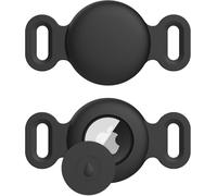 Airtag Case for Dog Collar Holder, 2Pack Silicone Protective Case for Dog Collar Cat Loop Holder, Cover for Apple Air Tag GPS Tracking Finder Accessories