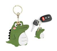 Airtag Case Holder,Cute Leather Case for AirTag Keyring for Keys, Bags, Luggage,Pet Collars - Anti-Lost and Scratch-Resistant Design for Apple Air Tags