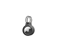 AirTag Case with Key Ring Secure Holder Protective Cover for Air Tag with Scratch Resistance Accessory 2pack Black
