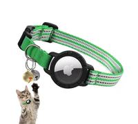 Airtag Cat Collar, Reflective Cat Collars with Apple Air Tag Holder, Lightweight Elastic Safety Cats, Cats GPS Tracker Collar for Girls, Boys, Cats